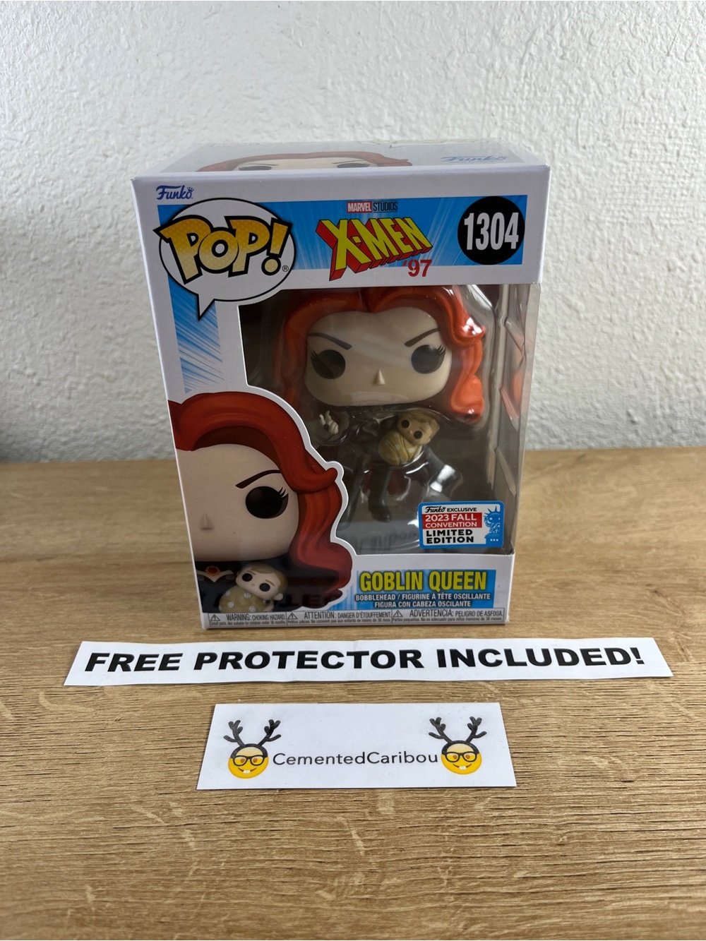 Goblin Queen Funko Pop #1304 NYCC 2023 X-Men Vaulted NEAR MINT